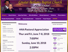 Tablet Screenshot of greaterbethany.org